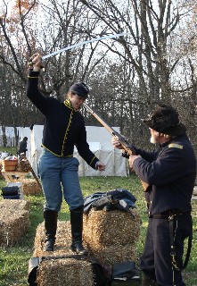 Preparing for battle!